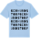 Blue Soul t-shirt med Germundstorp ordlek t-shirt