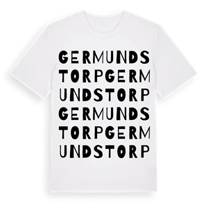 Germundstorp ordlek t-shirt – ekologisk bomull t-shirt från Pinshirt