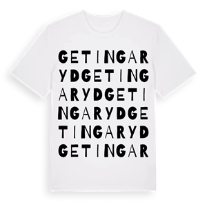 Getingaryd ordlek t-shirt – ekologisk bomull t-shirt från Pinshirt