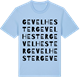 Blue Soul t-shirt med Gevelhester ordlek t-shirt