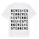 Gevelhester ordlek t-shirt