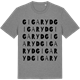Mid Heather Gray t-shirt med Gigaryd ordlek t-shirt