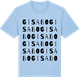 Blue Soul t-shirt med Gisabo ordlek t-shirt