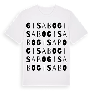 Gisabo ordlek t-shirt – ekologisk bomull t-shirt från Pinshirt