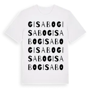 Gisabo ordlek t-shirt – ekologisk bomull t-shirt från Pinshirt