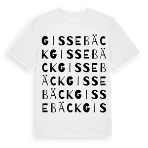 Gissebäck ordlek t-shirt – ekologisk bomull t-shirt från Pinshirt