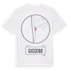 White t-shirt med Gissebo t-shirt