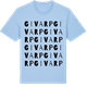 Blue Soul t-shirt med Givarp ordlek t-shirt
