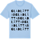 Blue Soul t-shirt med Gladlättan ordlek t-shirt