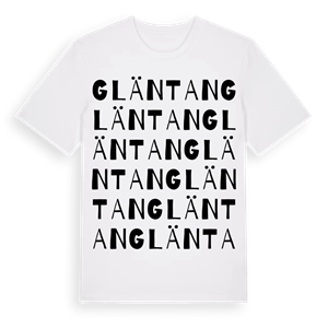 Gläntan ordlek t-shirt – ekologisk bomull t-shirt från Pinshirt
