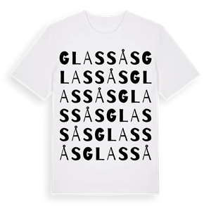 Glassås ordlek t-shirt – ekologisk bomull t-shirt från Pinshirt