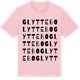 Pink Cotton t-shirt med Glyttebo ordlek t-shirt