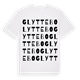 White t-shirt med Glyttebo ordlek t-shirt
