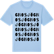 Blue Soul t-shirt med Gnosjö ordlek t-shirt