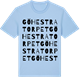 Blue Soul t-shirt med Göhestratorpet ordlek t-shirt