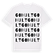 Gohult ordlek t-shirt