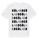 White t-shirt med Gökabo ordlek t-shirt