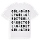 Gölagärdet ordlek t-shirt