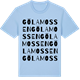 Blue Soul t-shirt med Gölamossen ordlek t-shirt