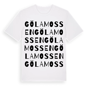 Gölamossen ordlek t-shirt – ekologisk bomull t-shirt från Pinshirt