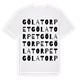 Gölatorpet ordlek t-shirt