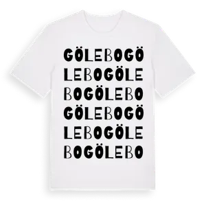 Gölebo ordlek t-shirt – ekologisk bomull t-shirt från Pinshirt