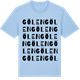Blue Soul t-shirt med Gölen ordlek t-shirt
