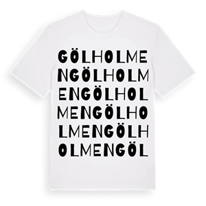 Gölholmen ordlek t-shirt – ekologisk bomull t-shirt från Pinshirt