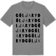 Mid Heather Gray t-shirt med Göljaryd ordlek t-shirt