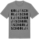Mid Heather Gray t-shirt med Göljåsen ordlek t-shirt