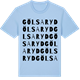 Blue Soul t-shirt med Gölsaryd ordlek t-shirt