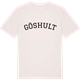 Vintage White t-shirt med Göshult böjd t-shirt