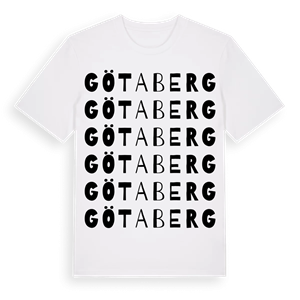 Götaberg ordlek t-shirt – ekologisk bomull t-shirt från Pinshirt