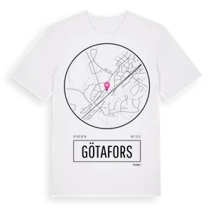 Götafors t-shirt – ekologisk bomull t-shirt från Pinshirt