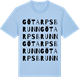 Blue Soul t-shirt med Götarps brunn ordlek t-shirt