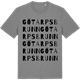 Mid Heather Gray t-shirt med Götarps brunn ordlek t-shirt