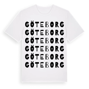 Göteborg ordlek t-shirt – ekologisk bomull t-shirt från Pinshirt