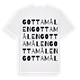 Gottamålen ordlek t-shirt