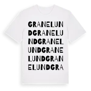 Granelund ordlek t-shirt – ekologisk bomull t-shirt från Pinshirt