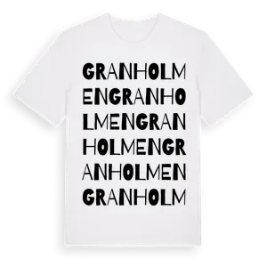 Granholmen ordlek t-shirt – ekologisk bomull t-shirt från Pinshirt