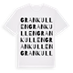 Grankullen ordlek t-shirt
