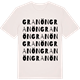 Vintage White t-shirt med Granön ordlek t-shirt