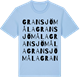 Blue Soul t-shirt med Gransjömåla ordlek t-shirt