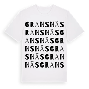 Gransnäs ordlek t-shirt – ekologisk bomull t-shirt från Pinshirt
