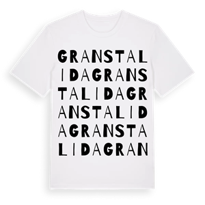 Granstalida ordlek t-shirt – ekologisk bomull t-shirt från Pinshirt