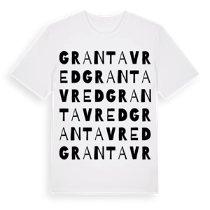 Grantavred ordlek t-shirt – ekologisk bomull t-shirt från Pinshirt