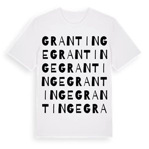 Grantinge ordlek t-shirt – ekologisk bomull t-shirt från Pinshirt