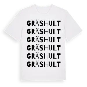 Gräshult ordlek t-shirt – ekologisk bomull t-shirt från Pinshirt