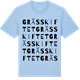 Blue Soul t-shirt med Grässkiftet ordlek t-shirt