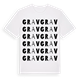 Grav ordlek t-shirt